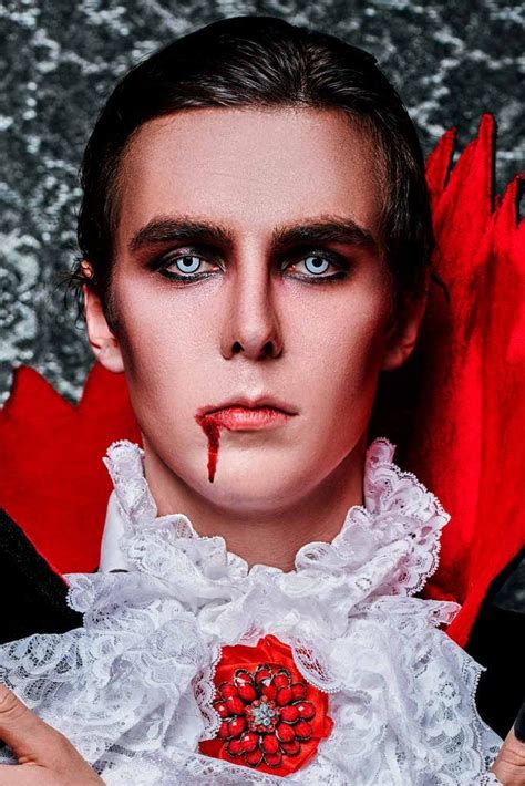 diy vampire makeup|vampire makeup male.